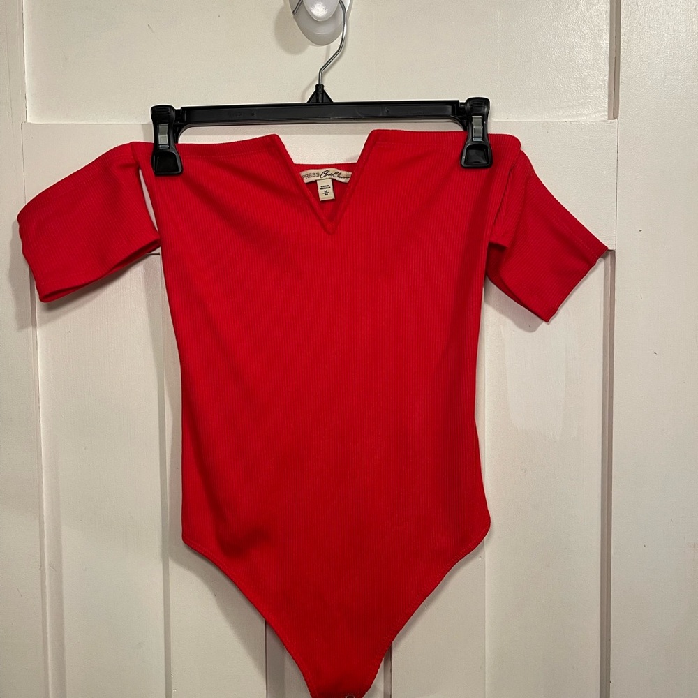 Red Express Bodysuit